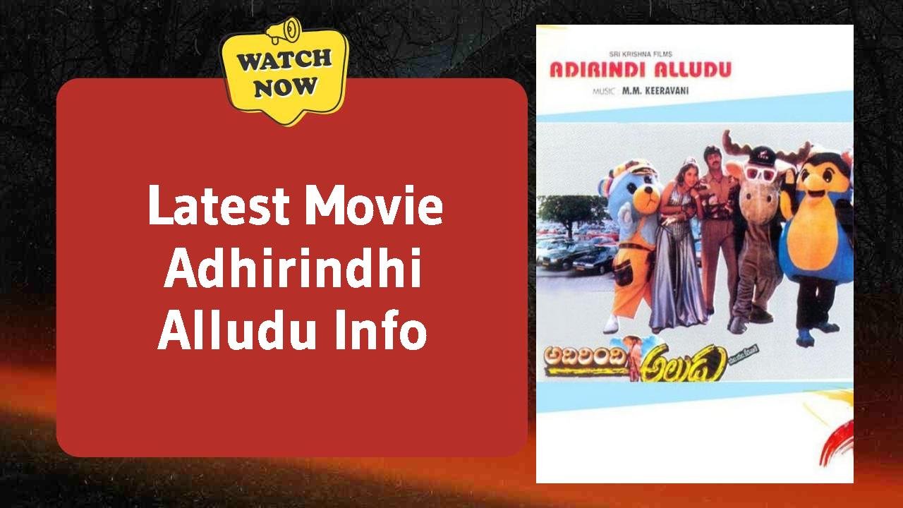 Adhirindhi Alludu