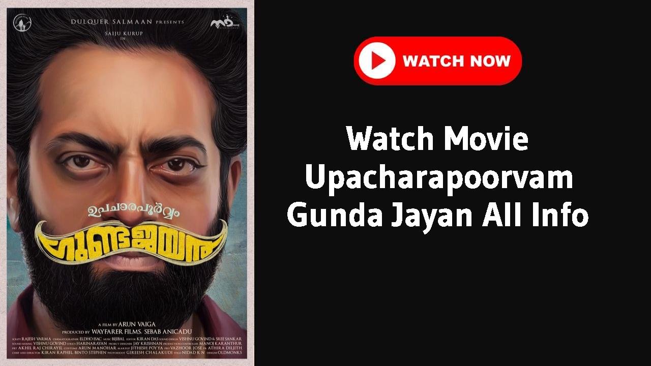 Upacharapoorvam Gunda Jayan